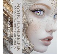 Dragon and The Mystic Flamekeeper Coloring Book for Adults: Let your Imagination Soar Where Magic Breathes and Dragons Dwell