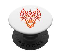 Dragon Art para los Amantes de los Dragones Cabeza de dragón PopSockets PopGrip Adhesivo