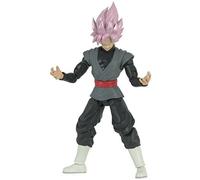 Dragon Ball BANDAI, Figura Deluxe Goku Black Rose, Super Saiyan Rosado Goku Black, 17 cm