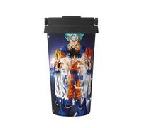 Dragon Ball Best - Taza de café aislante, 500 ml, acero inoxidable de doble pared, sin sudor, apta para lavavajillas