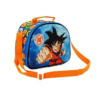 Dragon Ball (Bola de Dragón) Punch-Bolsa Portamerienda 3D, Azul, 25.5 x 20 cm