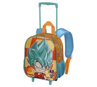 Dragon Ball (Bola de Dragón) Super-Mochila con Ruedas Pequeña, Multicolor, 26 x 34 cm, Capacidad 12,5 L