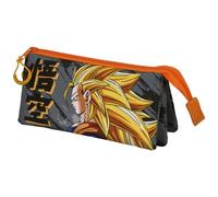 Dragon Ball (Bola de Dragón) Warrior-Estuche Portatodo Triple, Multicolor, 23 x 11 cm