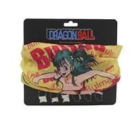 Dragon Ball - Bufanda Tubular, para Cuello, Diseño Bulma, Color Amarillo y Rojo, Producto Oficial (CyP Brands)