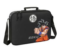 DRAGON BALL - Cartera Extraescolares, Maletín Portatodo, Bandolera, Cómoda y Versátil, Calidad y Resistencia, 38x6x28 cm