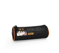 Dragon Ball - Estuche escolar oficial Dragon Ball, ligero y compacto, fácil de transportar y guardar en la mochila, con práctico cierre de cremallera, 8 x 22 x 8 cm, negro, Negro , Casual