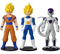 Dragon Ball Flash 3 Juego de figuras: Super Saiyan Vegeta, Super Saiyan Goku y Frieza 4th Form