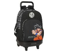 DRAGON BALL - Mochila Grande con Ruedas, Compacta, Extraíble, Ideal para Niños de Diferentes Edades, Cómoda y Versátil, Calidad y Resistencia, 33x22x45 cm