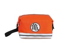 Dragon Ball - Neceser, Diseño Goku, Cierre con Cremallera, con Asa, Color Naranja y Negro, Producto Oficial, Talla única (CyP Brands)