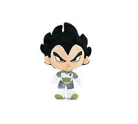 Play by Play Dragon Ball Super- Peluches de los Protagonistas de Bola de Dragón, Goku, Piccolo, Vegeta, Beerus, Monstruo Buu - Calidad Super Soft (23-27cm, Vegeta Pelo Negro)