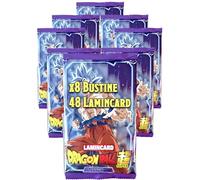 Dragon Ball Super Platinum FX 8 Paquetes de Figuritas, 48 Tarjetas Oficiales Diramix