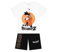 Dragon Ball Z Set De Camiseta Y Pantalón Corto De, Camiseta Niño De Goku, Conjunto De Manga Corta Niño Y Pantalón Corto Anime, Blanco 9-10 Años