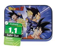 Dragon Ball Z Tiritas Infantiles - 24 Apósitos Adhesivos Resistentes al Agua e Hipoalergénicos en Caja Metálica - Tiritas para Heridas de Niños con Diseño Oficial DBZ