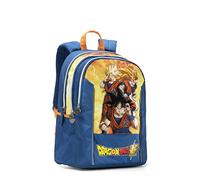 Dragon Ball - Zaino Organizzato, Organización Zaino Unisex - Bambini y ragazzi, Blu/Giallo, Taglia unica -