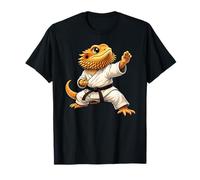 Dragón Barbudo Karate Samurai Reptil Pet Lagarto Dueño Camiseta