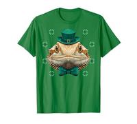 Dragón Barbudo Lagarto Día de San Patricio Día de Las Pattys Suerte Irlandesa Camiseta