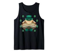 Dragón Barbudo Lagarto Día de San Patricio Día de Las Pattys Suerte Irlandesa Camiseta sin Mangas