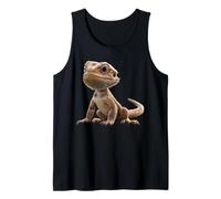 Dragón Barbudo Lagarto Reptiles Dragón Barbudo Simpáticos Camiseta sin Mangas