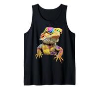 Dragón Barbudo Lagarto Reptiles Dragón Barbudo Simpáticos Camiseta sin Mangas