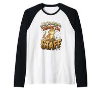 Dragón Barbudo Mi dragón Piensa Que Soy dueño del Lagarto del Personal Camiseta Manga Raglan