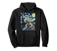Dragón Barbudo Van Gogh Noche Estrellada Inspirado Cozy Creative Sudadera con Capucha