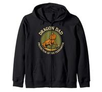 Dragón Barbudo Vida Reptil Padre Lagarto Amante Mascota Exótica Sudadera con Capucha