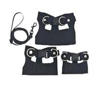 Dragon Bardu Arnés de Cableado | Correa Ajustable Lagarto | Juegos de Bolsas de Lagarto Animal | Kit de Lino Ajustable | Chaleco de Entrenamiento para Animales Pequeños para Barbudos