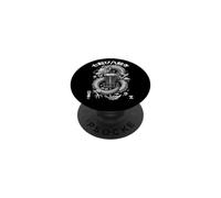 Dragon Basket, Jugador de Disc Golf, Nunca renuncie a los Kanji PopSockets PopGrip Adhesivo