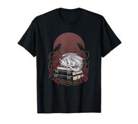 Dragón Blanco durmiendo en Libros con Cuervos y Rosas Camiseta