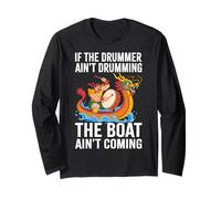 Dragon Boat El baterista no está tocando El barco no viene Manga Larga
