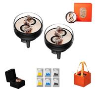Dragon Car Diffuser, Wind-Powered Dragon Car Diffuser, Rotatable Dynamic Fragrance Diffusers, Unique Cool Vehicle Decoration (2PCS)