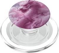 Dragón Celestial Rosa Celestial Entre Nubes y Cielo PopSockets PopGrip para MagSafe