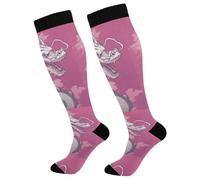 Dragón Chino En Acuarela Calcetines Altos Largos Adultos Calcetín Alto Hasta La Rodilla Vuelos Calcetines De Viaje Para Hombres Fitness Senderismo 50Cm