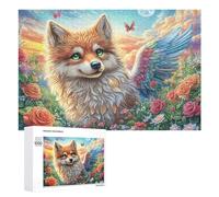 Dragón Chino en Olas con pájaros y Sol Puzzle 1000 Piezas para Adolescentes 14+ Reto De Puzzle Pensamiento Crítico Regalo para Jóvenes 1000 PCS