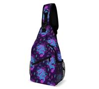 Dragón Chino Morado Mujer Hombre Bolsa Cruzada Multiusos Mochilas De Hombro Pequeño Mochila Cruzada Para Correr Ciclismo Deporte