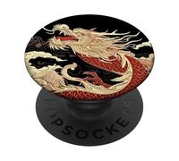 Dragón chino tradicional símbolo de poder mítico PopSockets PopGrip Adhesivo