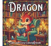 Dragon Coloring Book: Bold and Easy: A Cute and Cozy Dragon Book for Adults, Teens, and Kids