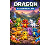 Dragon Coloring Book for Kids Ages 3-6: 25 Cute and Easy Baby Dragons to Color: Fun and Magical Coloring Pages with Simple Designs for Toddlers and Preschoolers (Little Explorers Coloring Books)