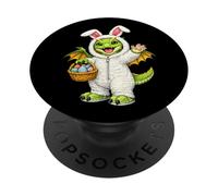 Dragón como Conejito de Pascua Divertido para niños, niñas y niños PopSockets PopGrip Adhesivo