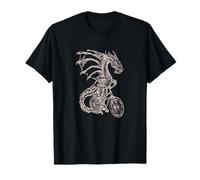 Dragon Cycling Bicycle - Bicicleta Divertida para Montar en Bicicleta Camiseta