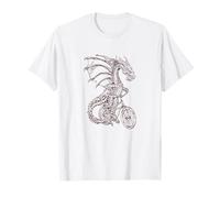 Dragon Cycling Bicycle - Bicicleta Divertida para Montar en Bicicleta Camiseta