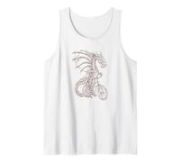 Dragon Cycling Bicycle - Bicicleta Divertida para Montar en Bicicleta Camiseta sin Mangas