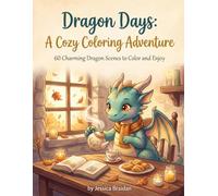 Dragon Days: A Cozy Coloring Adventure: 60 Charming Dragon Scenes to Color and Enjoy