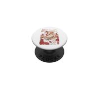 Dragón de Arte de Origami japonés PopSockets PopGrip Adhesivo