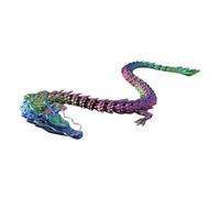 Dragón de articulación Flexible: de diseño de Figuras Impresas en 3D de Gran tamaño, tecnología Avanzada de articulación de Animales de fantasía, colección de decoración del hogar con Colores