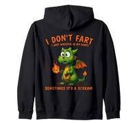 Dragón de fantasía Divertido con Texto en inglés I Don't Fart I Just Whisper in My Pants Sudadera con Capucha
