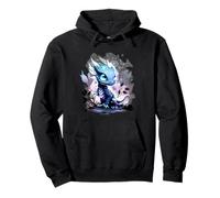 Dragón de fantasía mística Chibi Sudadera con Capucha