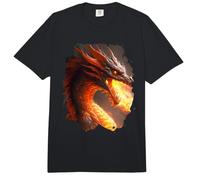 dragón de Fuego Criatura mística dragón de Fuego fantasía Comfort Colors Adult Heavyweight T-Shirt
