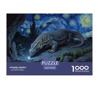 Dragón de Komodo 1000 Piezas Animal Puzzles Adultos Juego De Rompecabezas para Decoración del Hogar Cumpleaños Juegos Educativos Stress Relief 70x50cm/1000pcs