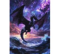 DragóN De Olas Puzzle 5000 Piezas, Rompecabezas Adultos Puzzle, Desafiante Puzzles de Decoración Juego de, Entretenimiento Juego Educativo para Toda la Familia, para Regalo Decoración DX0YL7-559